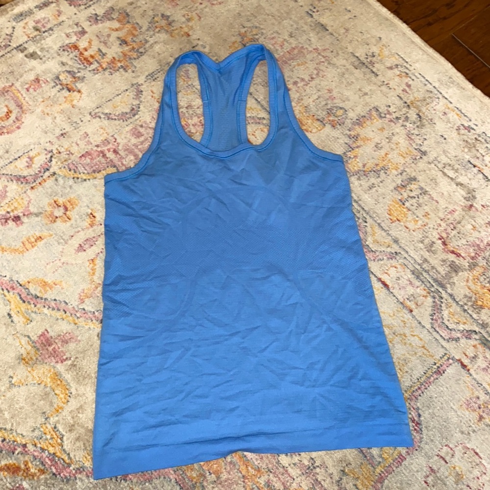 Blue swiftly tank